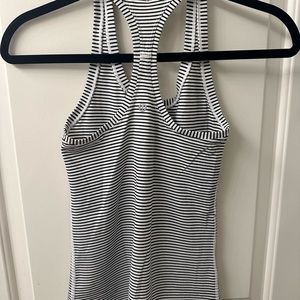 Vintage striped lululemon cool racer back tank size 4